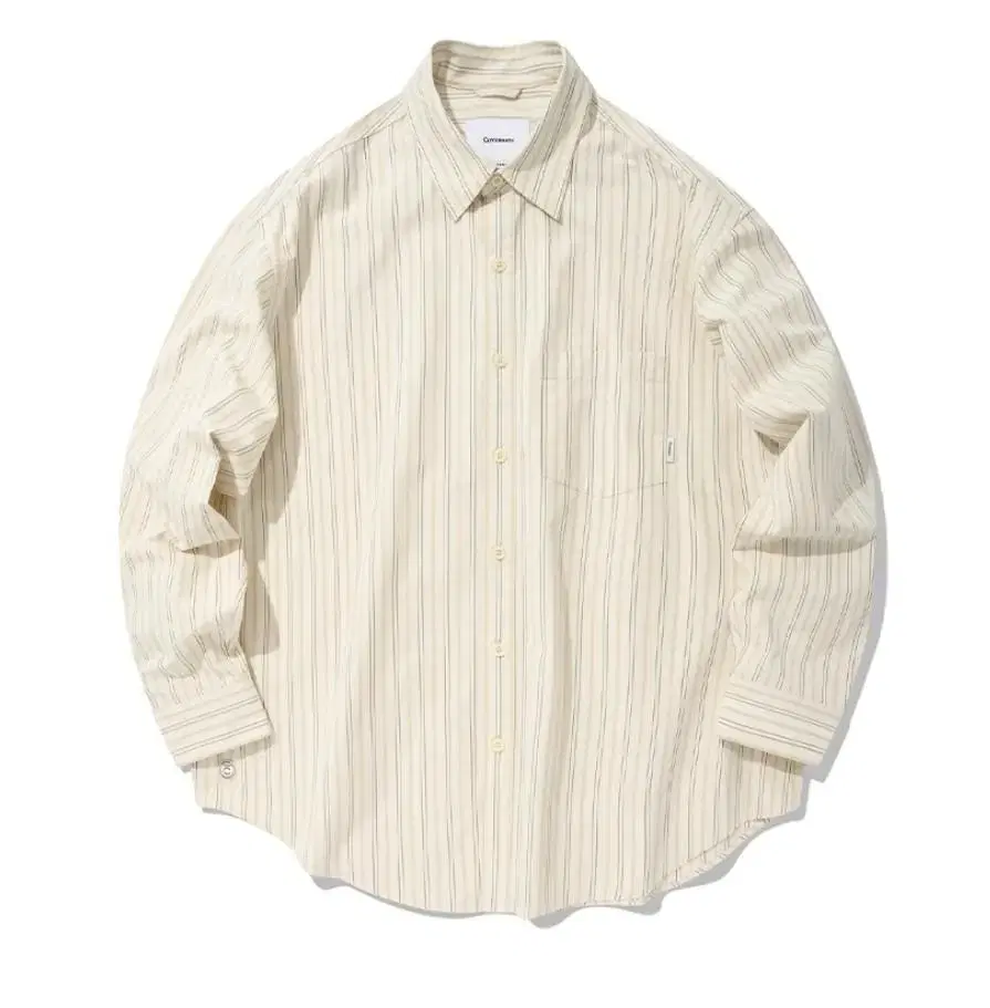 Covernat Striped Shirt Ecru (M)