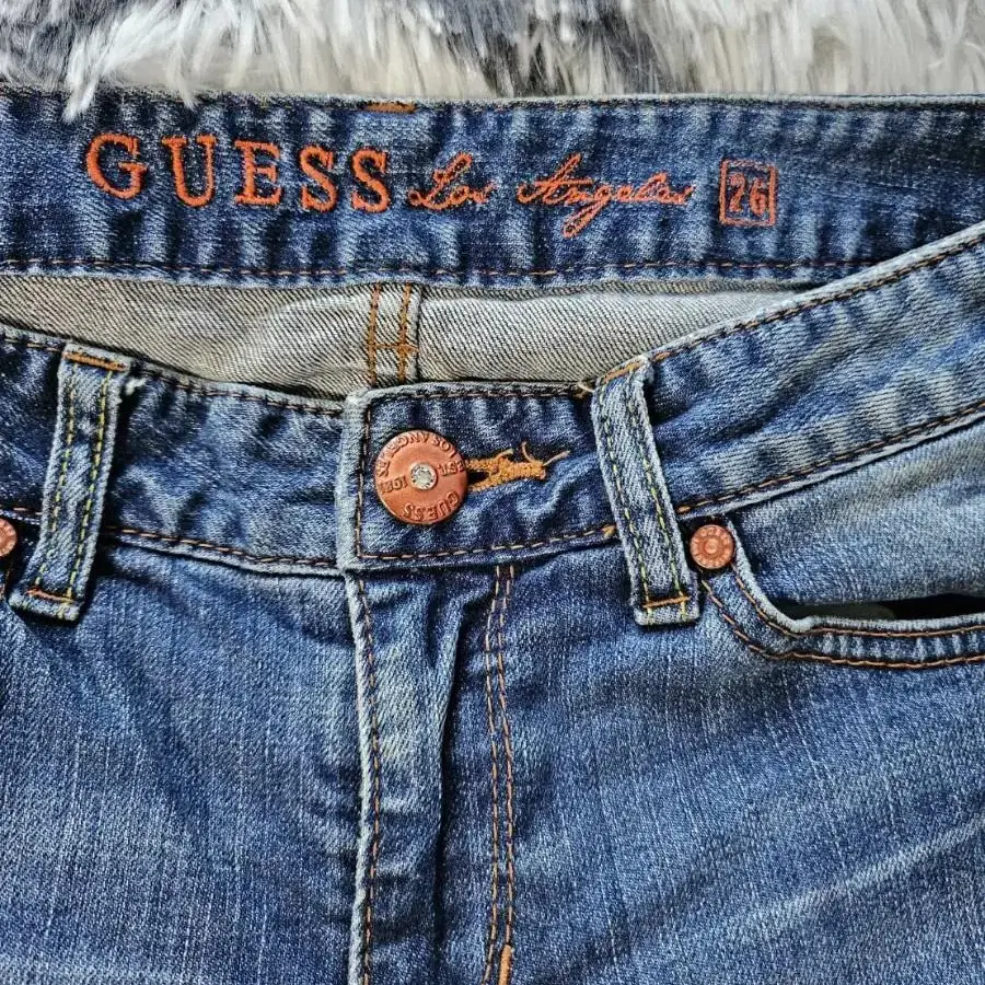 게스 guess 청바지 데님팬츠 스키니 진  블루진 26