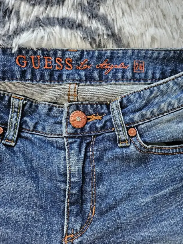 게스 guess 청바지 데님팬츠 스키니 진  블루진 26