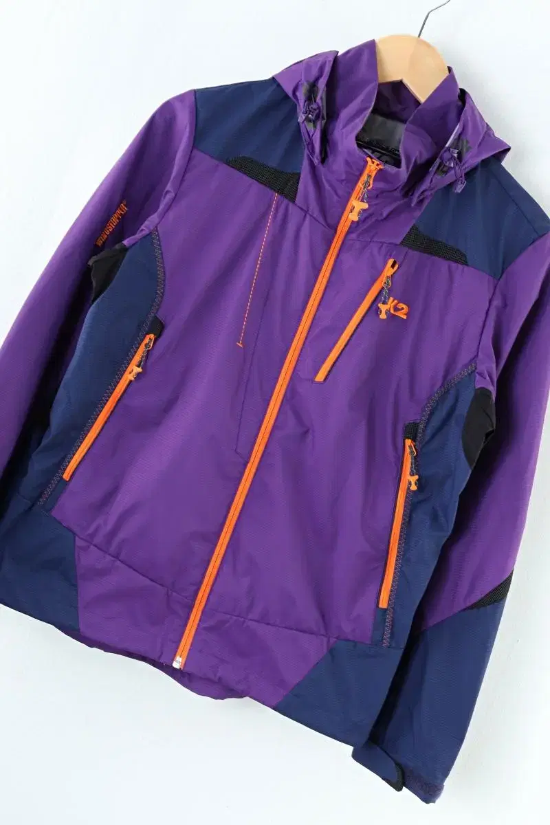 W(M) K2 K2 K2 Ketu Zip-up Windbreaker Jacket Nylon Climbing Purple Iovintage