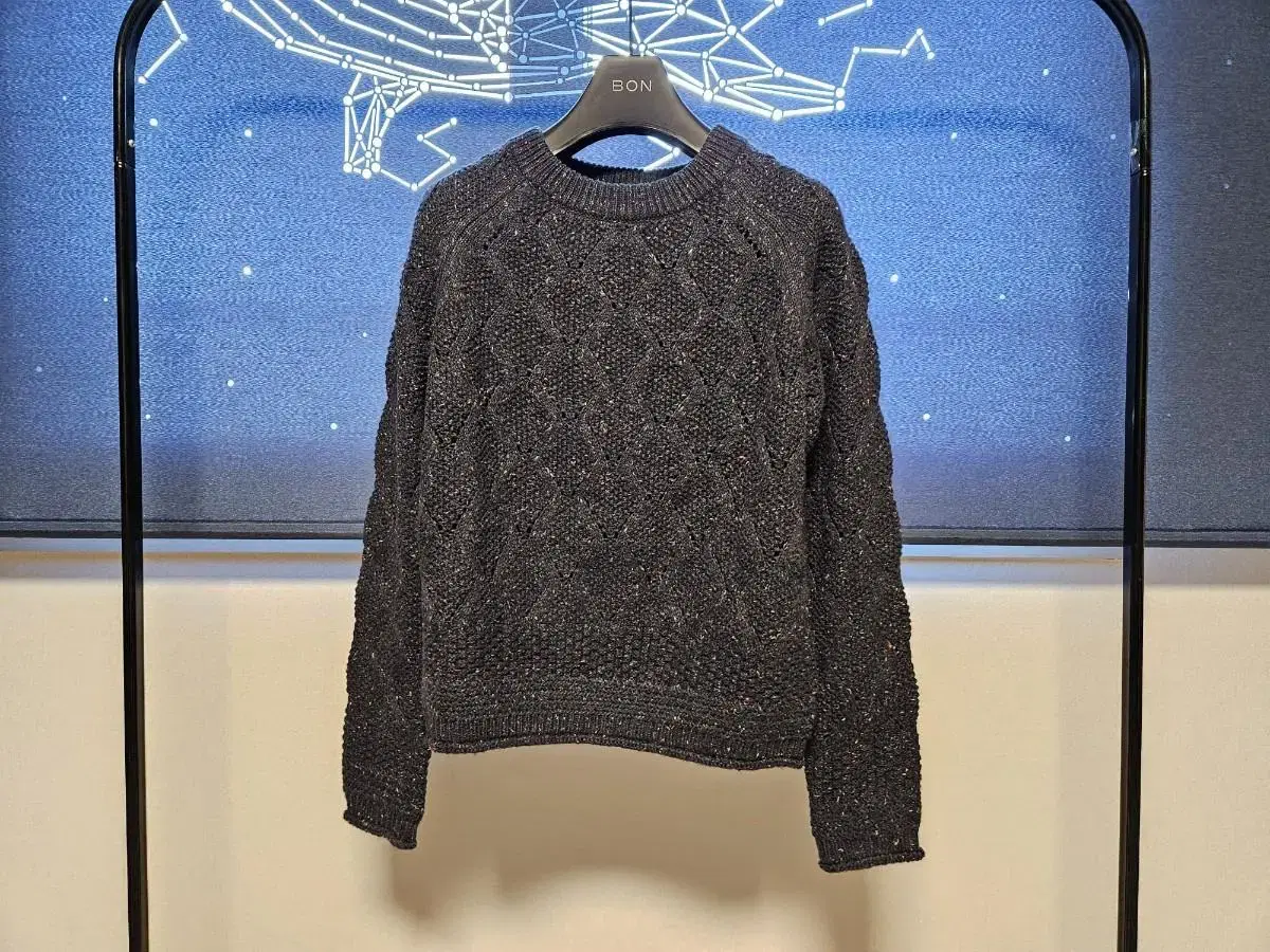 CRISCRISTI PATTERN KNIT (DARK NAVY)[NEW PRODUCT]