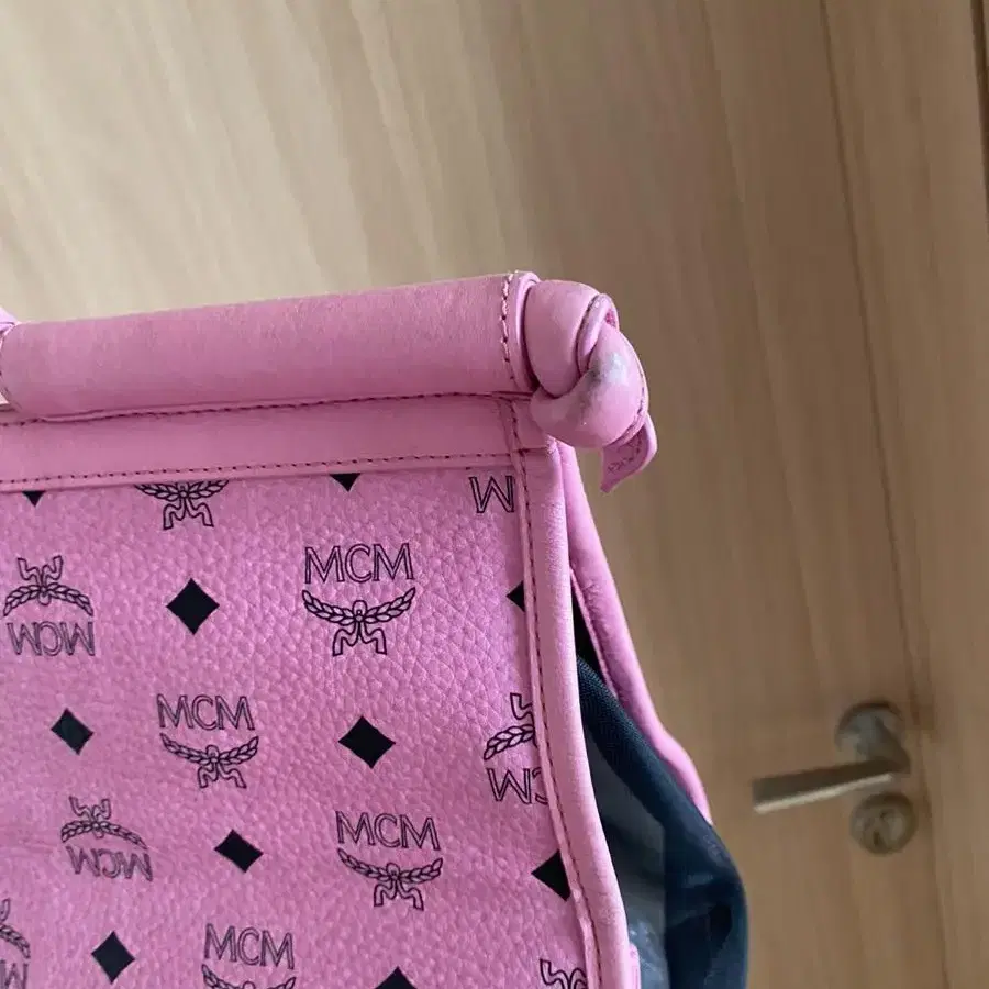 정품 MCM 애견 펫 캐리어