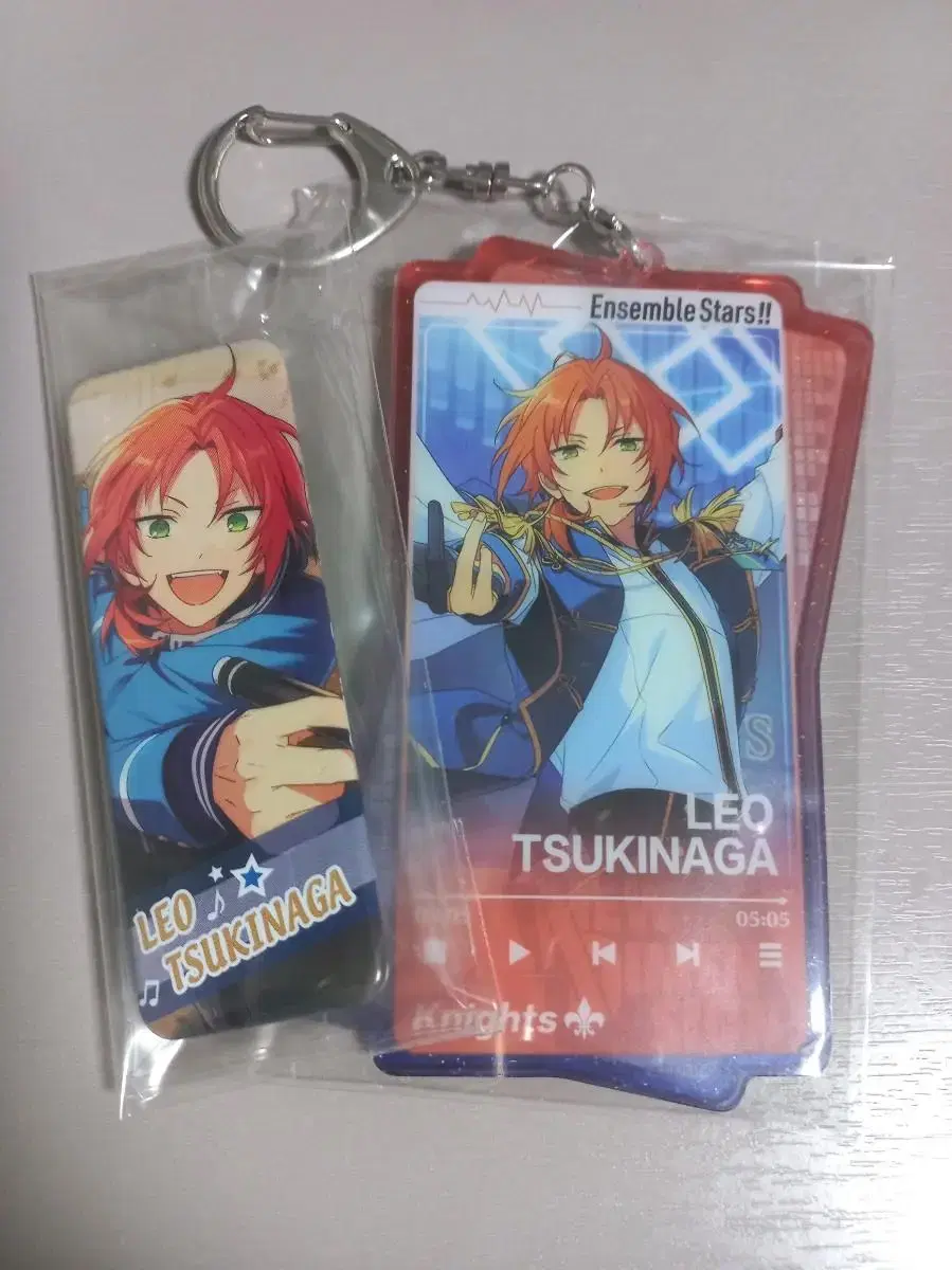 Angsta Tsukinaga Leo Double-sided acrylic, long can badge