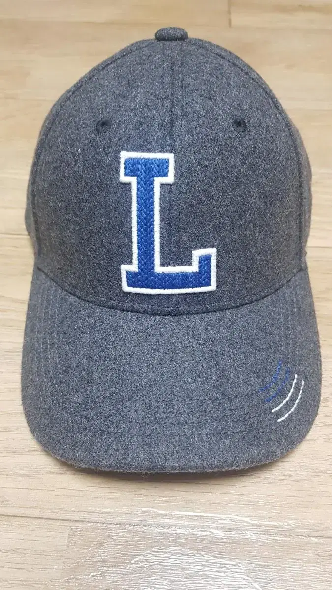 @Special A Class No Fold@LeCoq gray with blue L-point embroidered hat