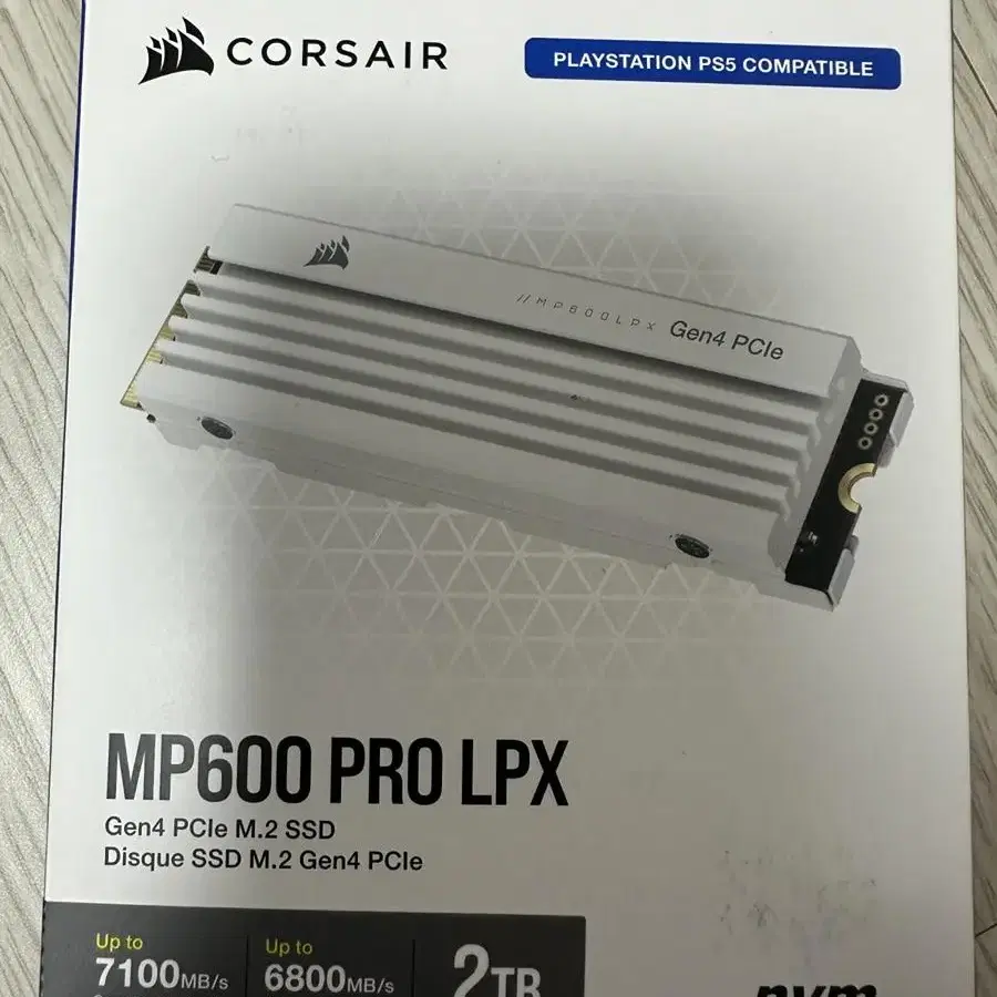 (미개봉) corsair ssd mp600 pro lpx 2tb