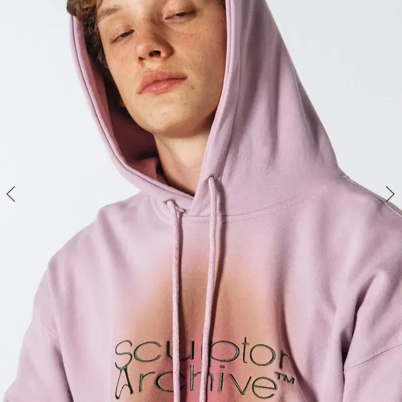 스컬프터 Colour Logo Hoodie Baby Pink