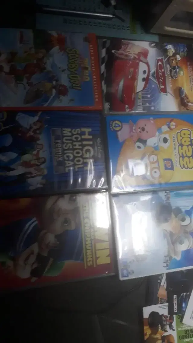 뽈로로.텔레토비.디즈니랜드등 유아.아동용 DVD 45장 처분