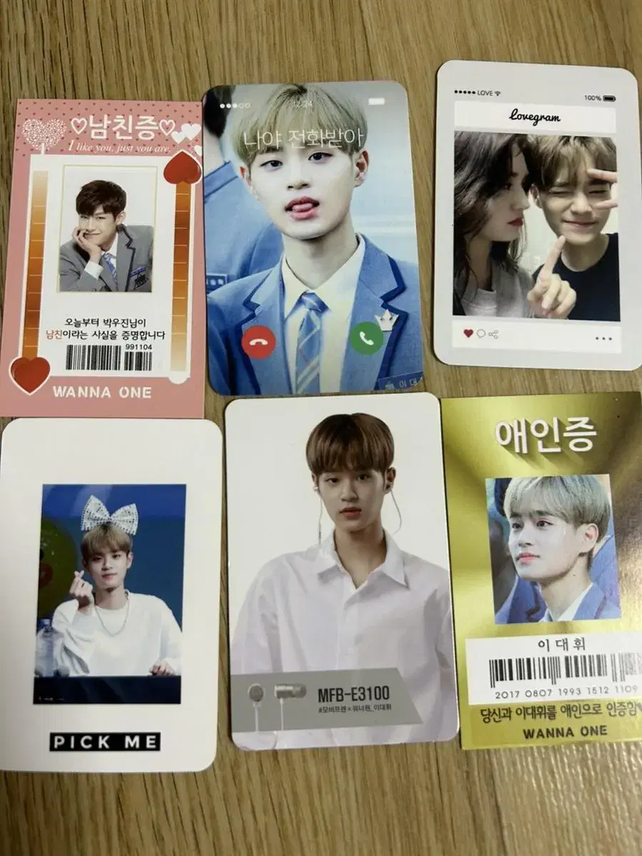 Bulk lee daehwi photocards