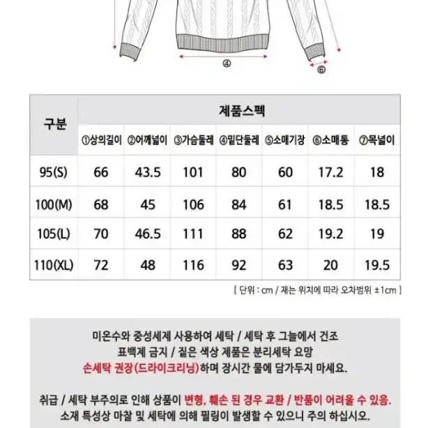 아놀드파마 남성 꽈배기 니트3장세트