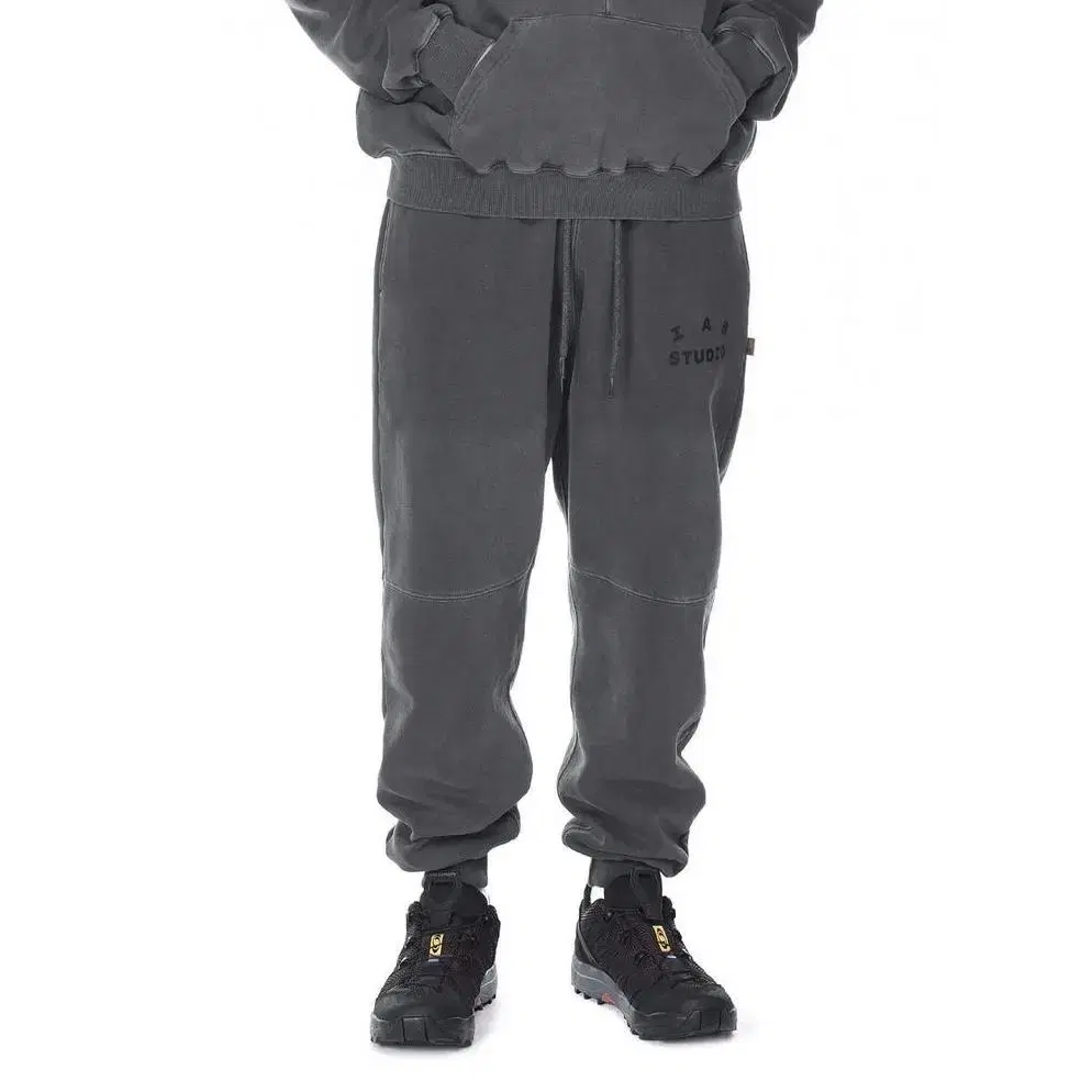 iApp Studio Block Pigment Sweatpants Black M