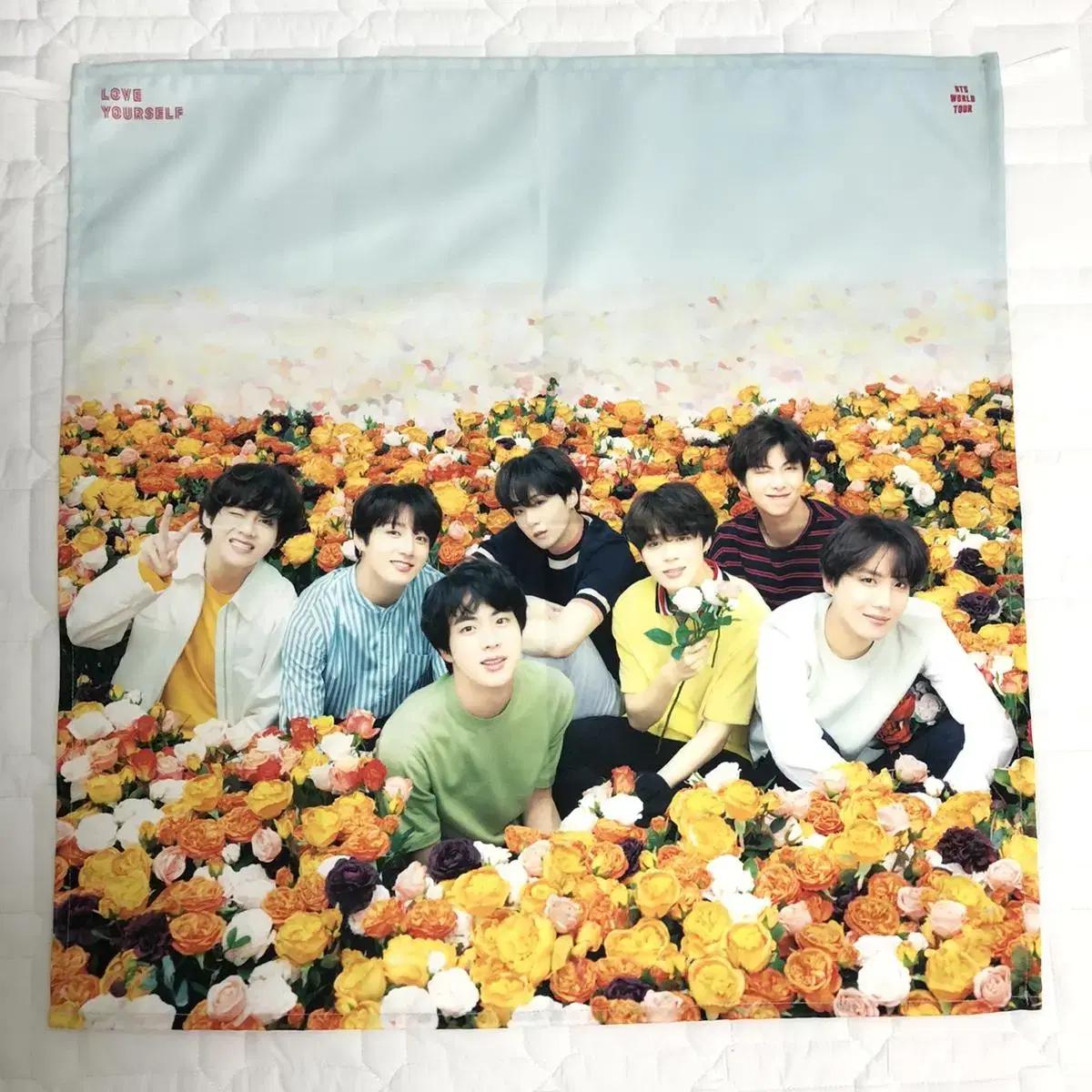 방탄소년단 럽셀 일본 패브릭포스터 BTS LYS Japan poster