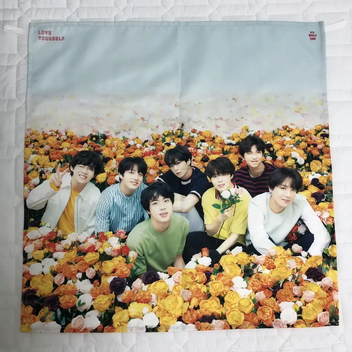 방탄소년단 럽셀 일본 패브릭포스터 BTS LYS Japan poster