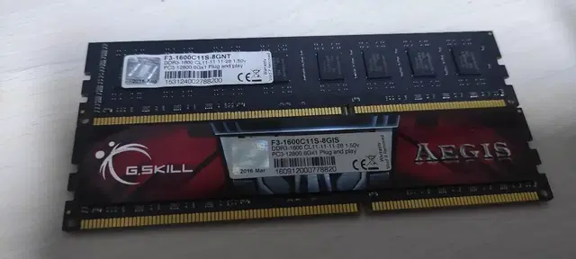 DDR3 지스킬 8GB, 삼성 1GB/4GB/8GB, 타무즈 8GBRAM