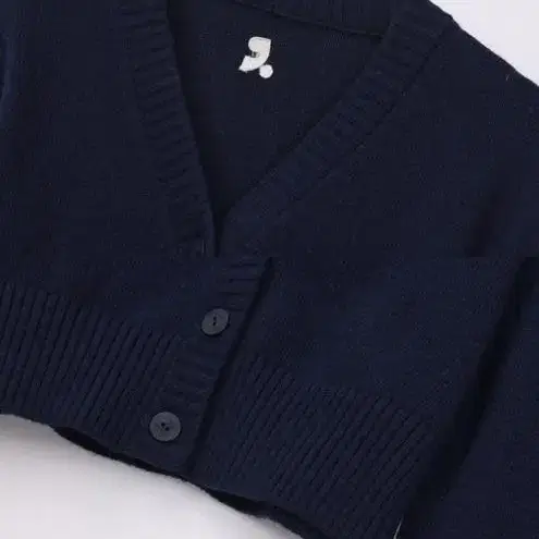 레스트앤레크레이션 RR CROP KNIT CARDIGAN NAVY