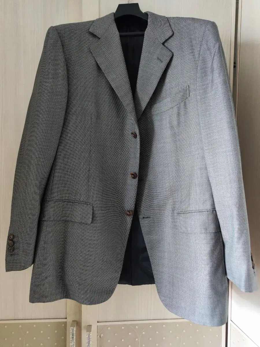 Ermenegildo Zegna Naples XXXX Couture Genuine Men's Grey Blazer Size 52