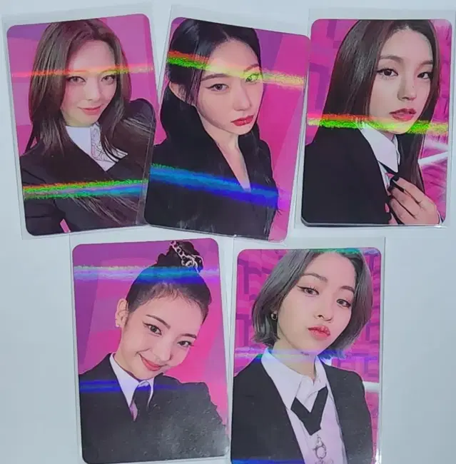 있지 itzy 샤웨 미공포 세트