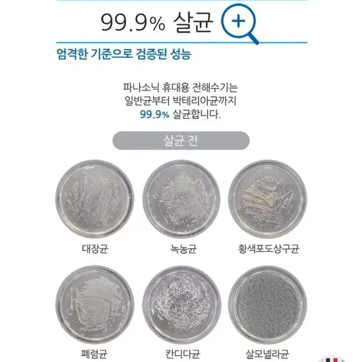 반값/새제품) 파나소닉 휴대용 살균탈취기 + 추가보충액