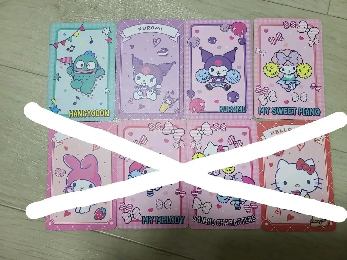 Sanrio Lucky Kards bulk /Individual Han Kyo Dong Kuromi My Melody Kitty