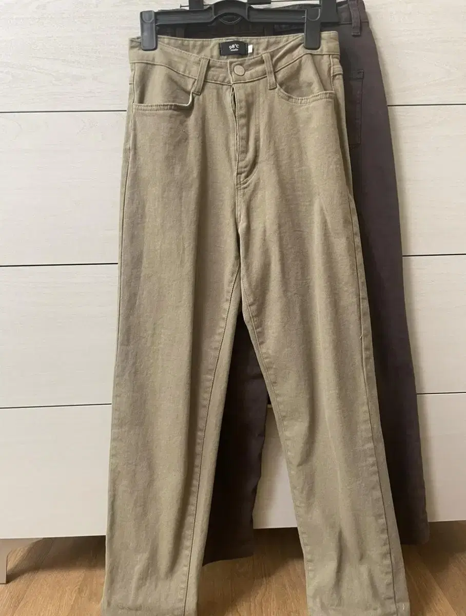 98 Degrees C self-made khaki pants S