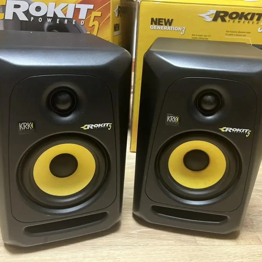 Krk rokit5 g3 박스풀 모니터 스피커 1조 팝니다