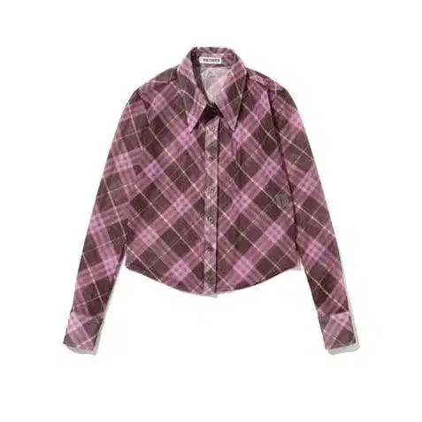 [구해요] 와이낫어스 매쉬 셔츠 brown plaid M사이즈