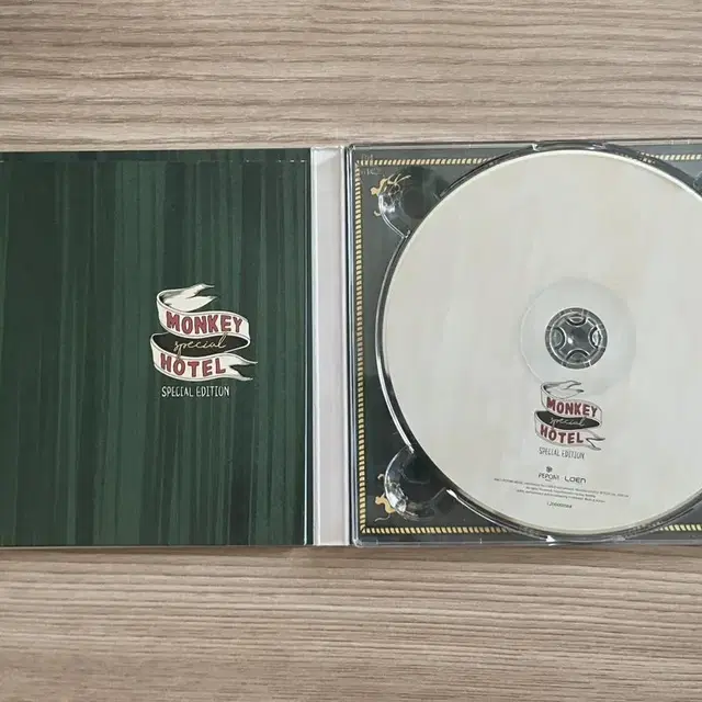 잔나비 1집 몽키호텔 CD 스페셜 에디션