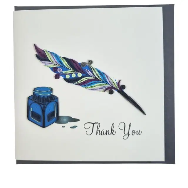 감사장 퀼링 키드 - Thank you quilling card