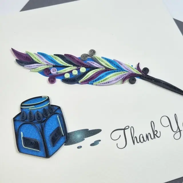 감사장 퀼링 키드 - Thank you quilling card