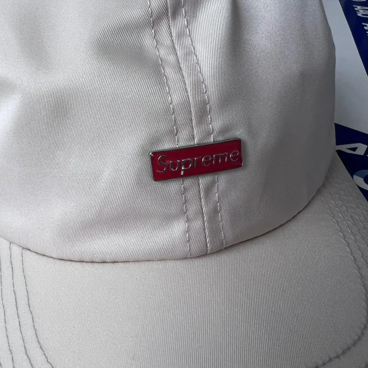 슈프림 supreme enamel logo 6-panel cap