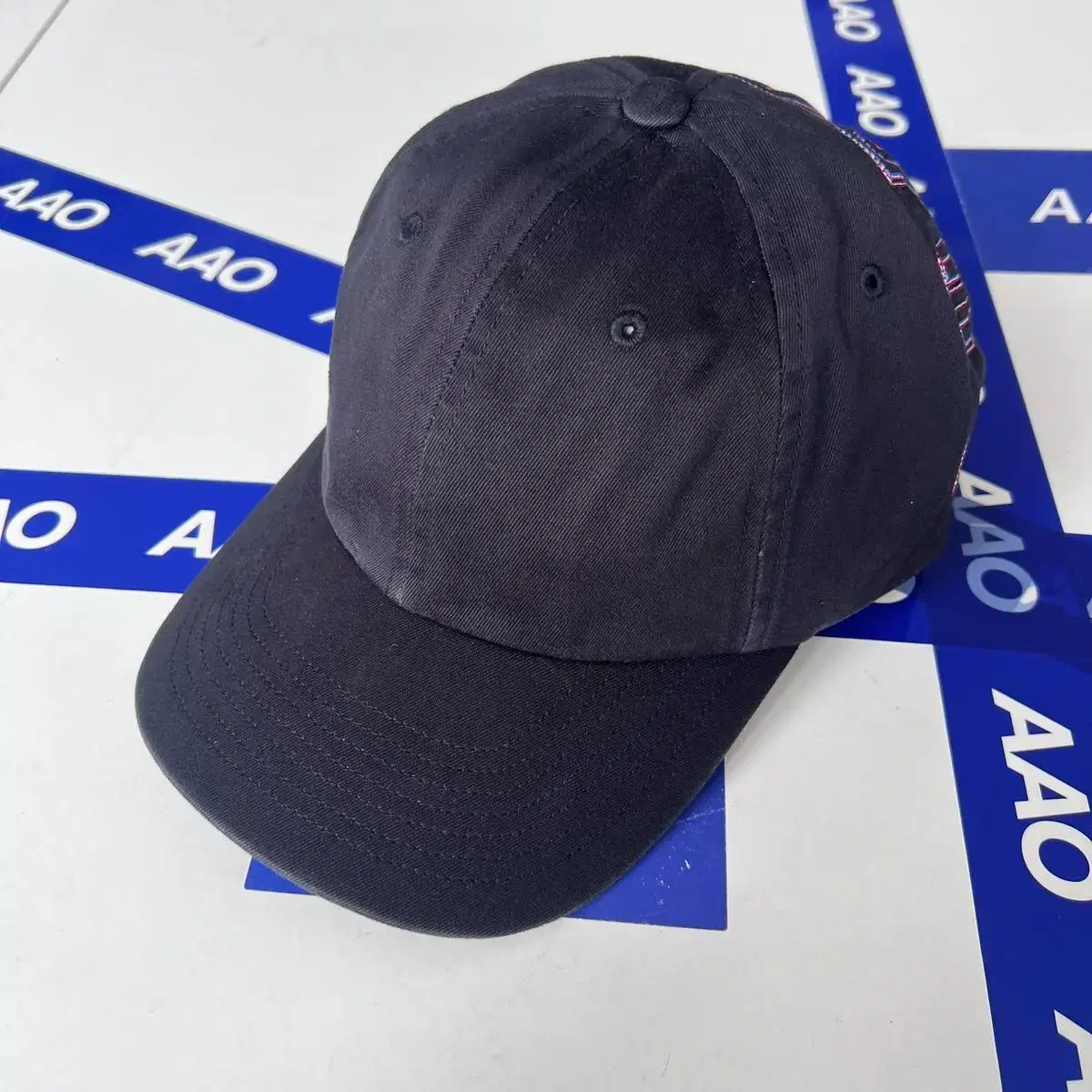 Supreme 슈프림 back arc 6-panel denim cap