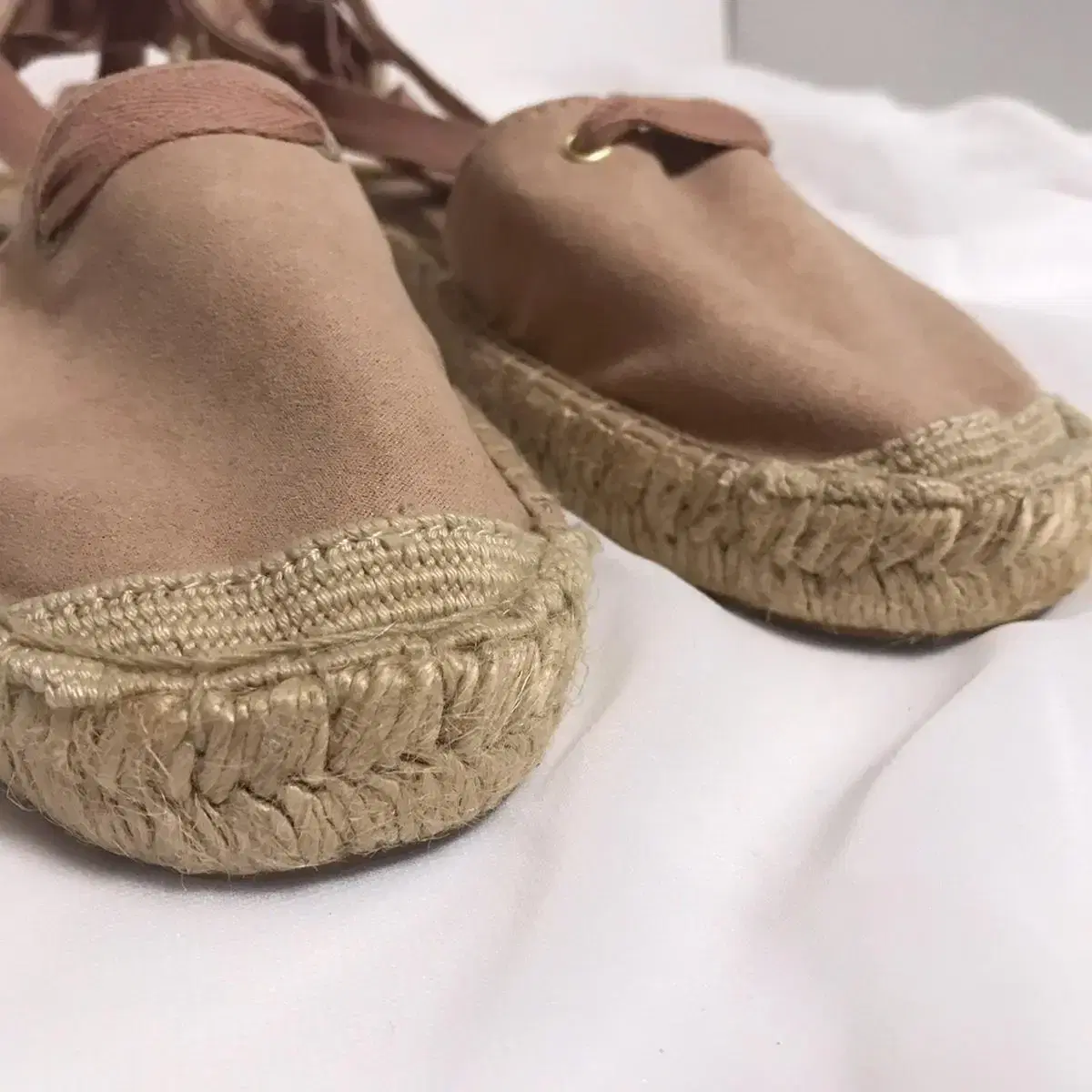 H&M Pink Tie-strap Espadrilles 255