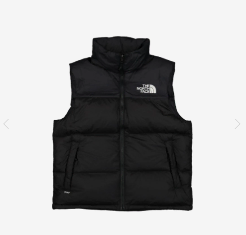 [L] The North Face 1996 Retro Knopsie Vest Black