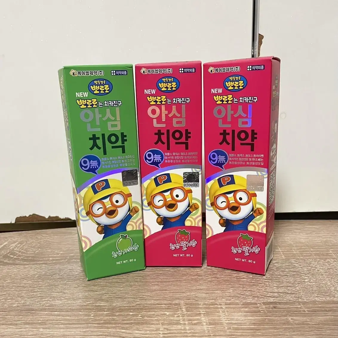 뽀로로는 치카친구 안심치약 80g