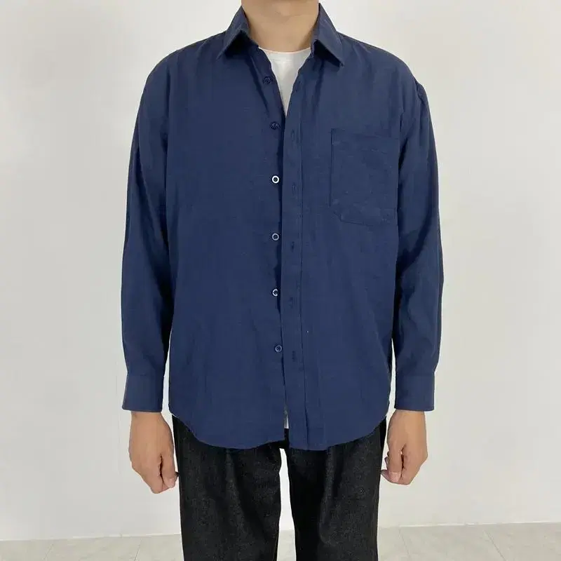 Standard Navy Basic Southern Shirt (Top95)