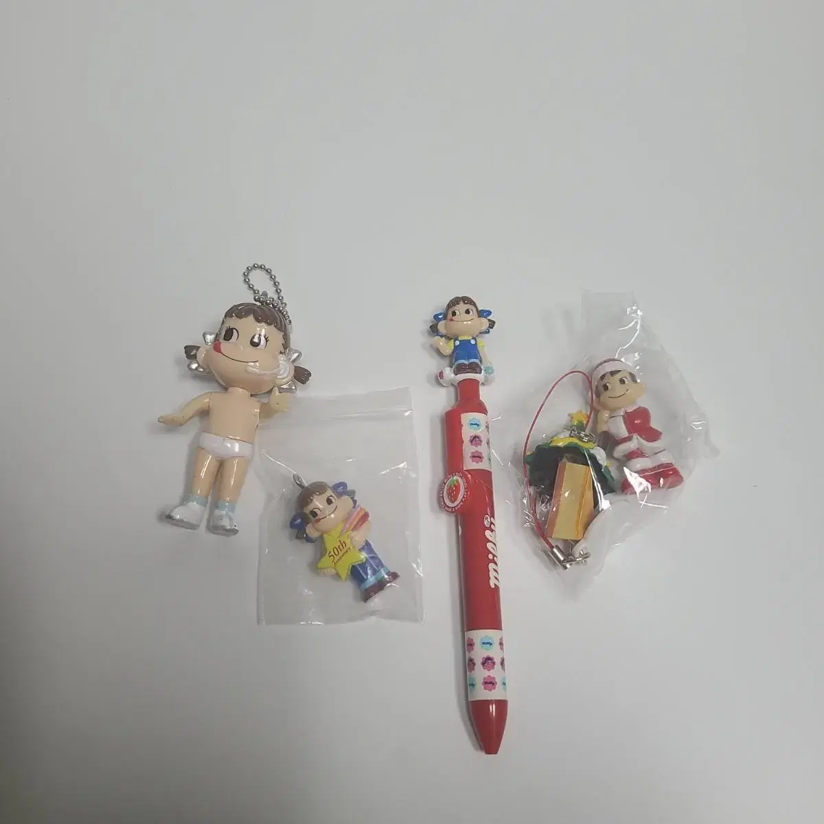 Peko Poko Used Version Figures keyring doll Set