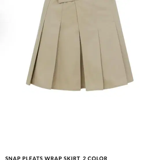 일구구일 랩스커트 블랙 SNAP PLEATS WRAP SKIRT