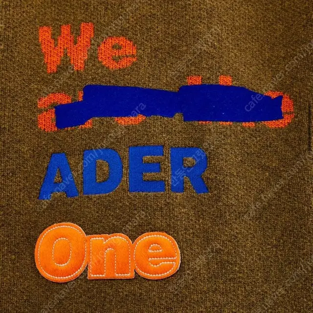 [A1] 아더에러 니트(We ADER knit Khaki) 새상품