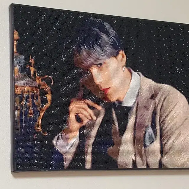 방탄 윤기 슈가 보석 십자수 bts suga cubic painting