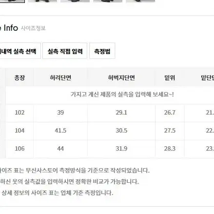 무신사 메종미네드 바이커 데님 팬츠 50 사이즈 새상품