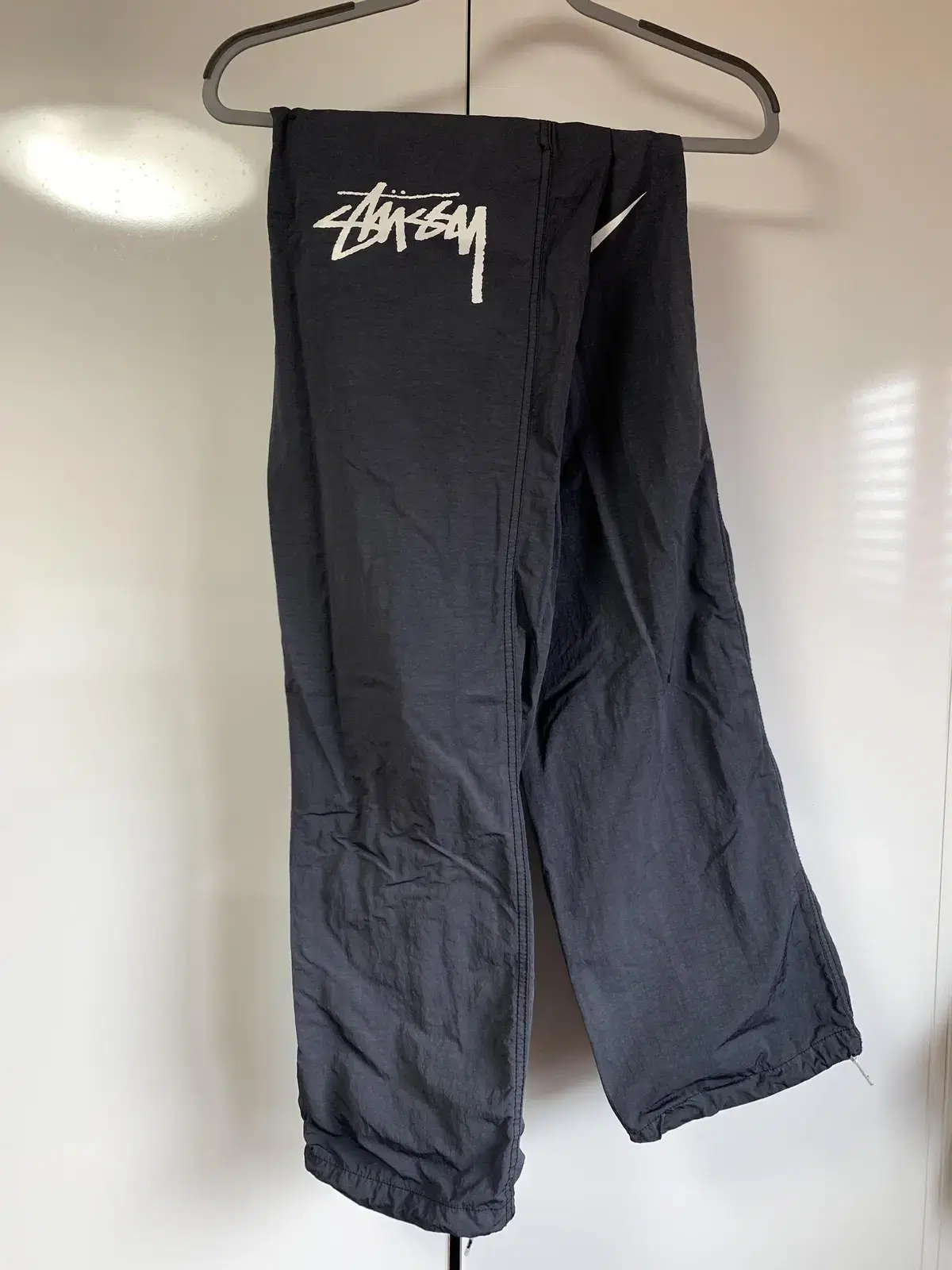 [S+M] Nike Stussy Noir Windrunner Anorak Jacket Set Top and Bottom