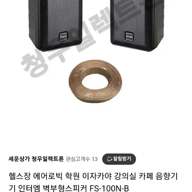 INTERM FS100nb 스피커 팝니다.