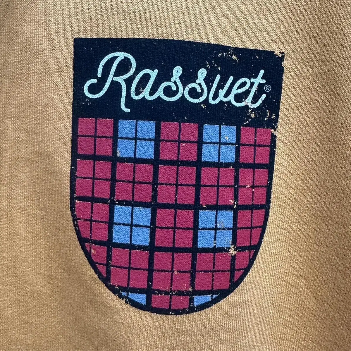 RASSVET PACCBET LOGO COLLAR SWEATSHIRT