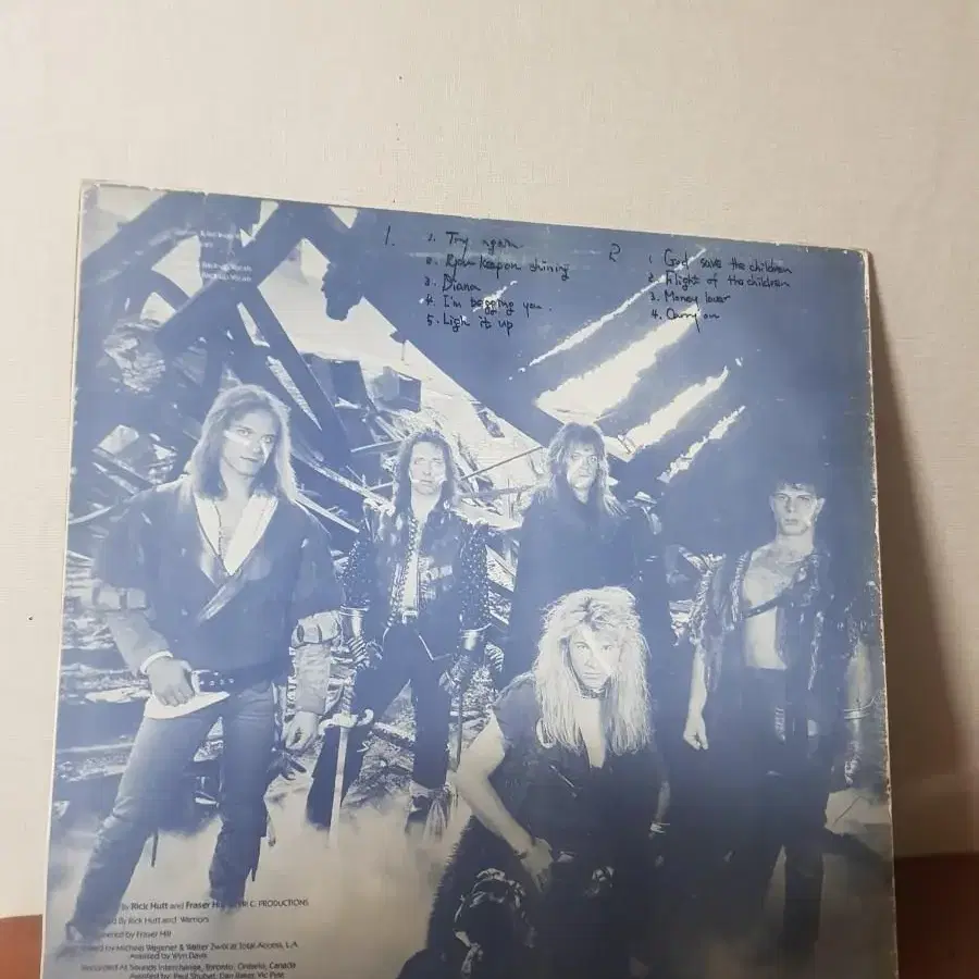 헤비메탈 Warriors 빽판엘피 Rocklp 바이닐 vinyl 헤비메틀