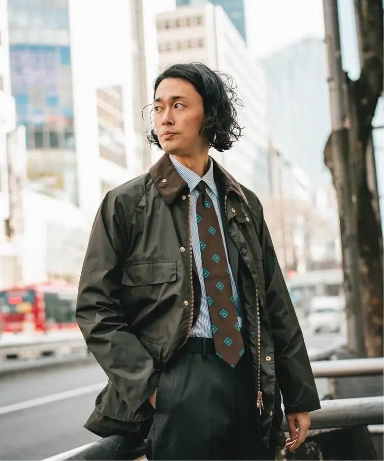 [한장세일] 바버 자켓 바버 x 에디피스 EDIFICE 콜라보 올드비장
