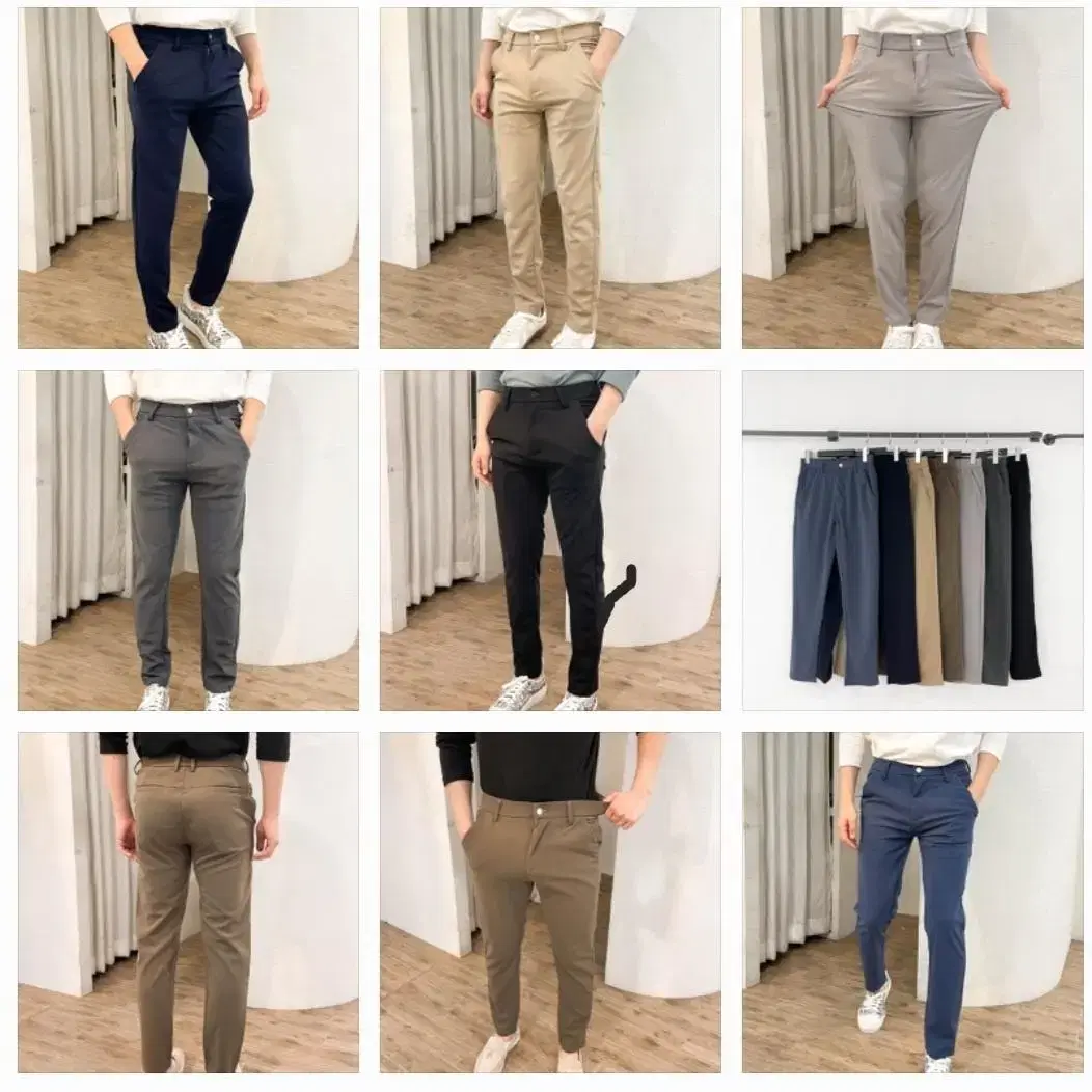 27-36 span 10-part slacks pants available in large