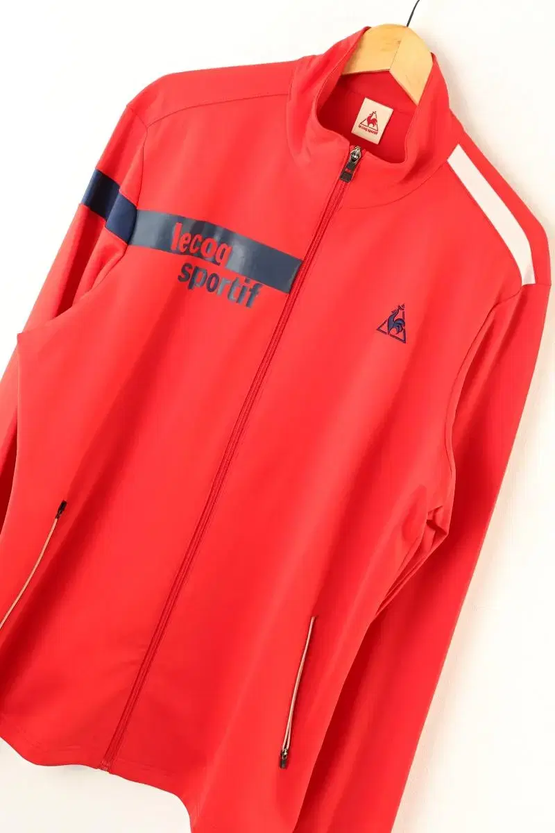 (XXL) Le Coq Zip-up Jersey Track Top Old School Unique Red