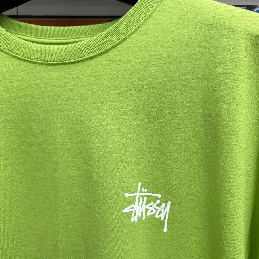 스투시 stussy basic logo tee