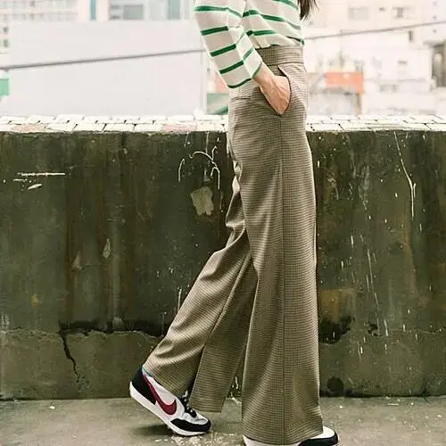 New Arrivals) Leaflane Wide Wool Slacks 66