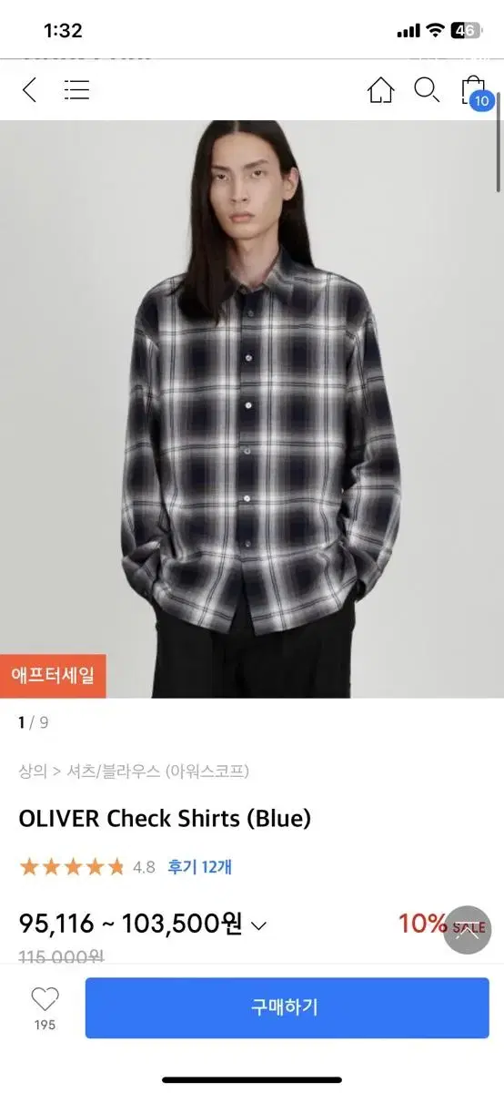 Hourscope Oliver Check Shirt 1 size