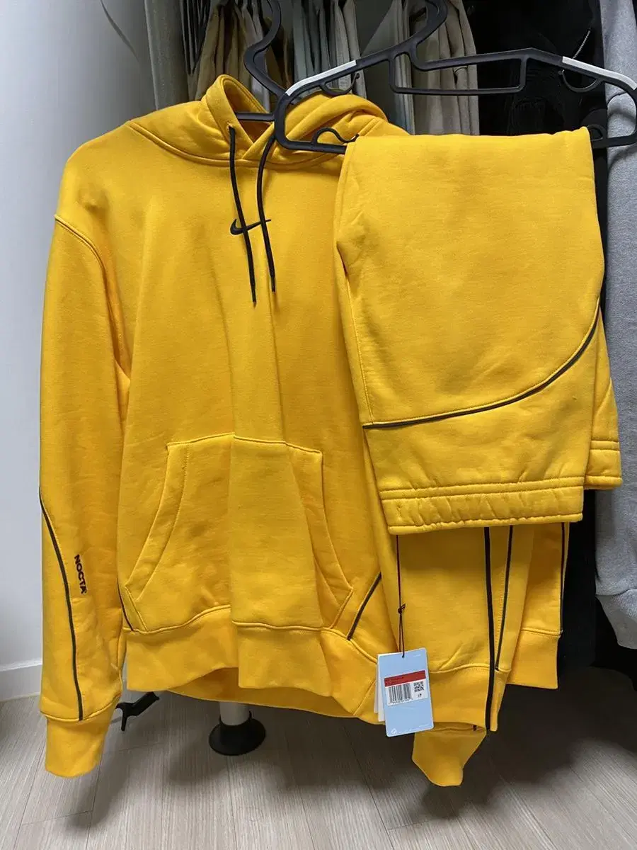 NOCTA NIKE HOODIE,PANTS Yellow